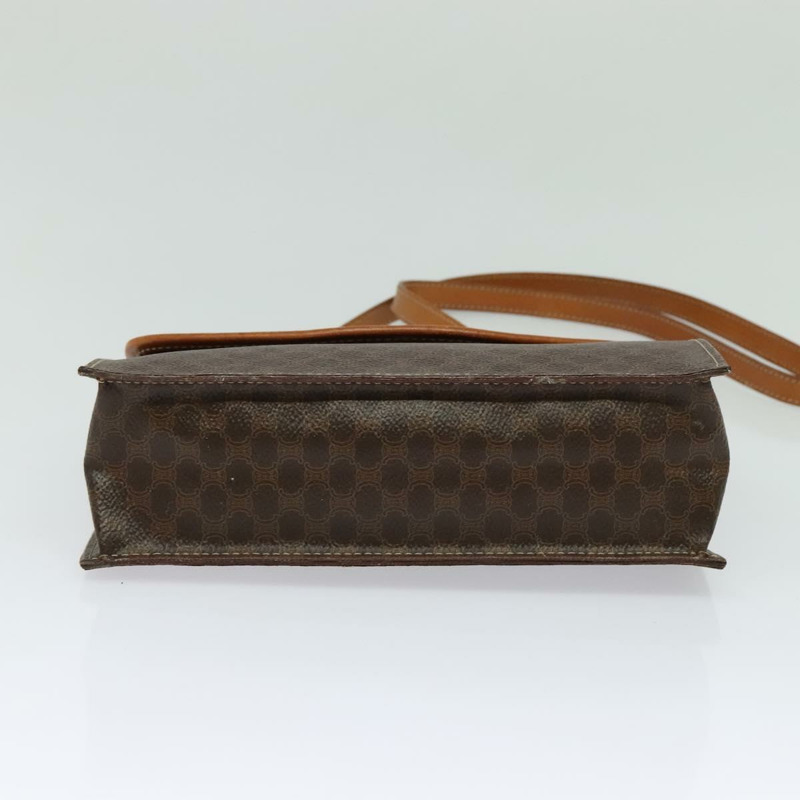 【日本直送】CELINE Macadam 帆布手提包 PVC 皮革 2 款棕色金色正品 yk18454-4