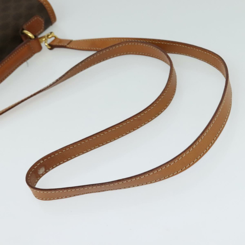 【日本直送】CELINE Macadam 帆布手提包 PVC 皮革 2 款棕色金色正品 yk18454-8