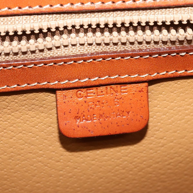 【日本直送】CELINE Macadam 帆布手提包 PVC 皮革 2 款棕色金色正品 yk18454-10