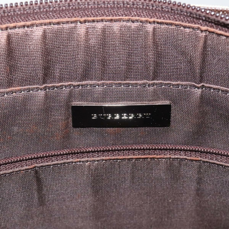 【日本直送】BURBERRY Nova 格紋單肩包帆布皮革米色銀色正品 HK2725-9