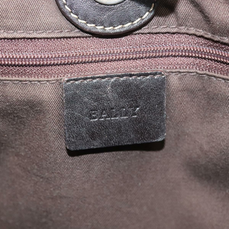 【日本直送】BALLY 帆布手提包 棕色 正品 hk2728-9
