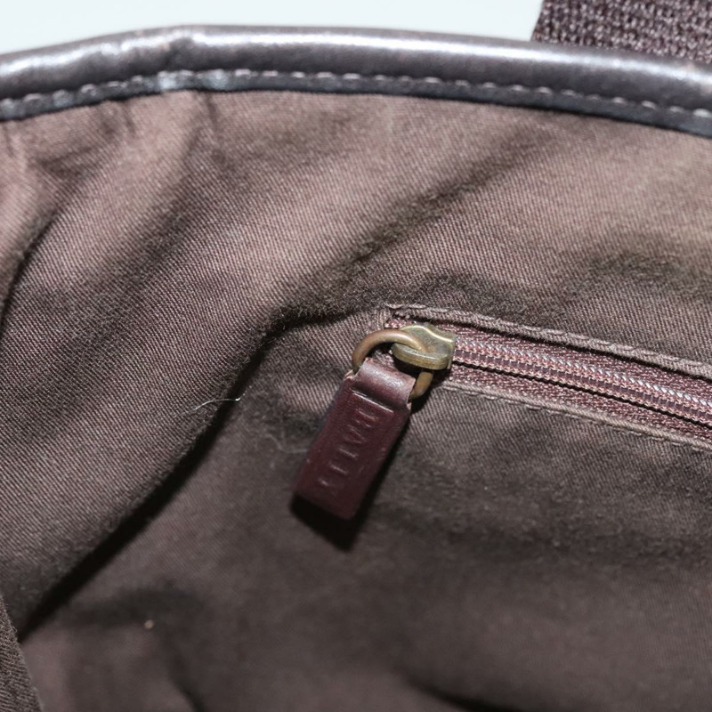 【日本直送】BALLY 帆布手提包 棕色 正品 hk2728-18