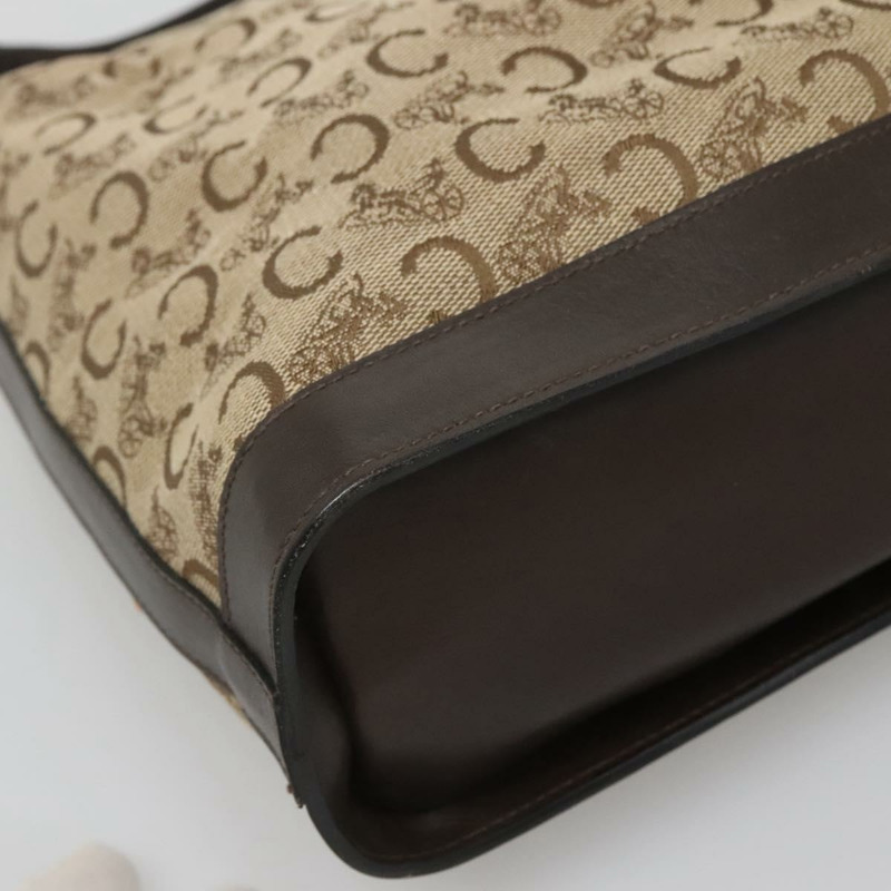 【日本直送】CELINE C Sulky 肩背包 帆布 棕金色 正品 bs26932-14