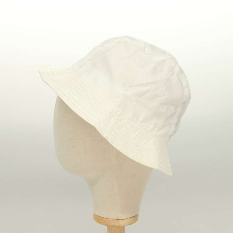 【日本直送】GUCCI GG 帆布漁夫帽 L 白色 正品 hk2863-3