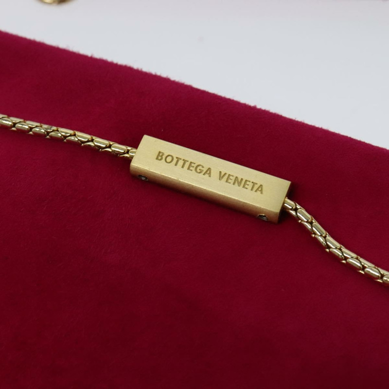 【日本直送】BOTTEGA VENETA 粉紅金色麂皮單肩包 Auth bs26909-9