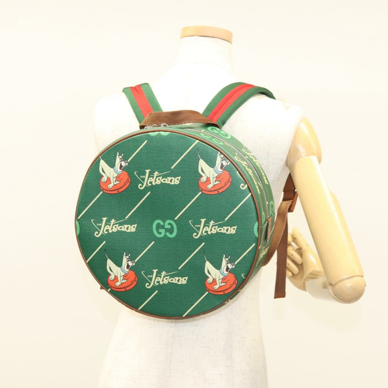 【日本直送】GUCCI 傑森一家 Web Sherry Line 兒童背包 PVC 752358 正品 bs26793-21