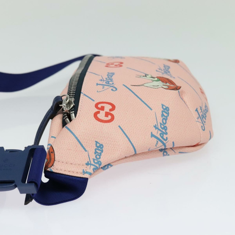 【日本直送】GUCCI 傑森一家兒童隨身包 PVC 粉紅色 502095 正品 bs26794-2