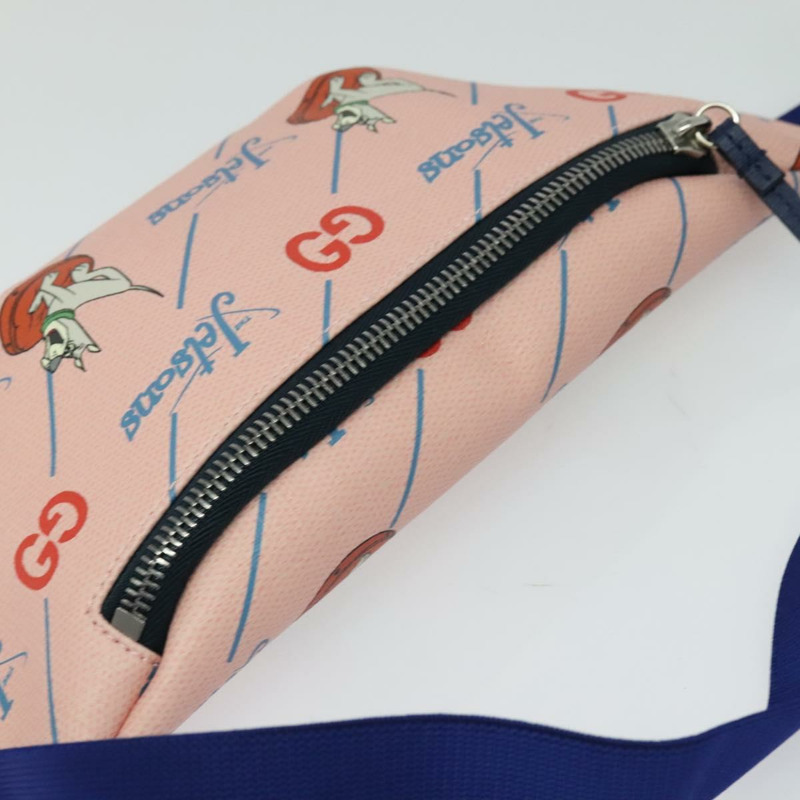 【日本直送】GUCCI 傑森一家兒童隨身包 PVC 粉紅色 502095 正品 bs26794-5
