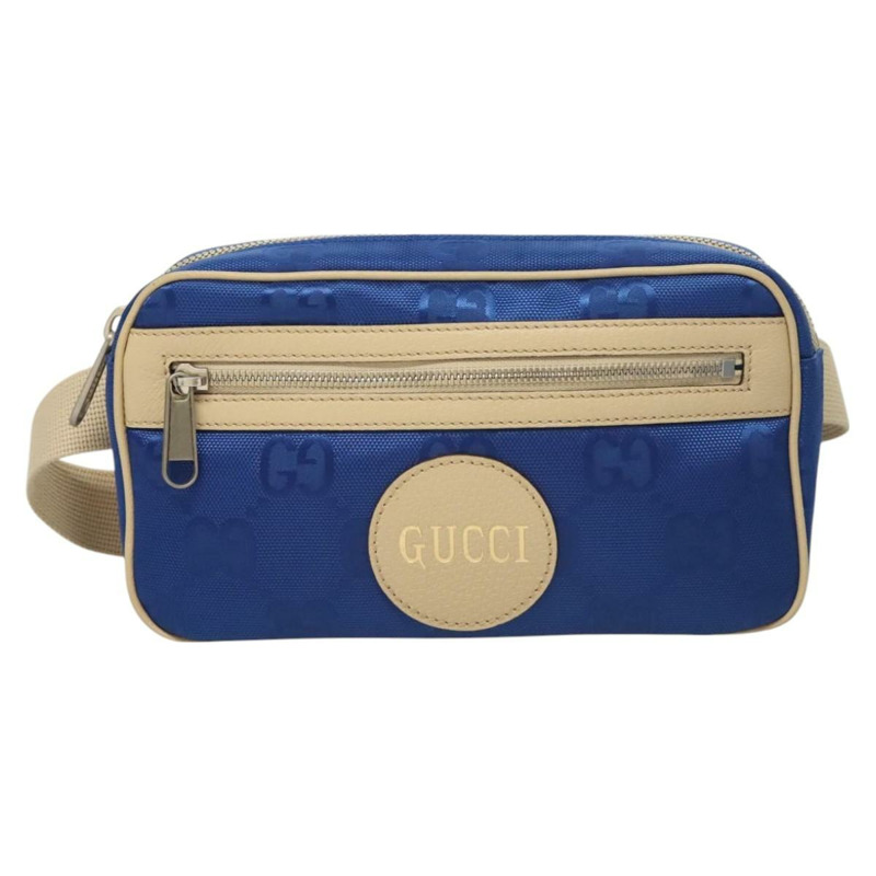 【日本直送】GUCCI GG 帆布腰包 藍色 米色 631341 正品 BA3160-12