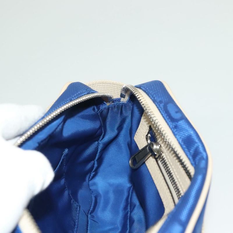 【日本直送】GUCCI GG 帆布腰包 藍色 米色 631341 正品 BA3160-21
