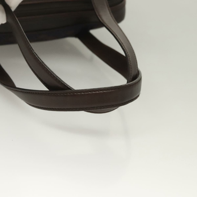 【日本直送】Salvatore Ferragamo Gancini 手提包 帆布 海軍藍 金色 正品 BA3244-6