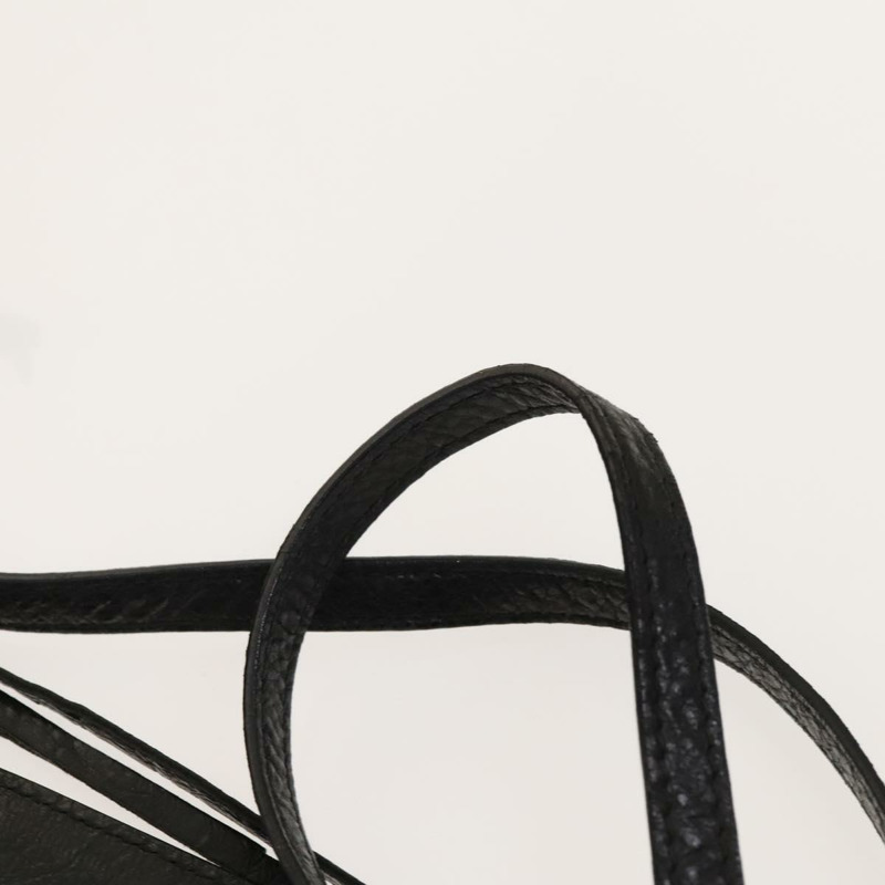 【日本直送】BALENCIAGA City 黑色皮革肩背包 正品 mr1426-13