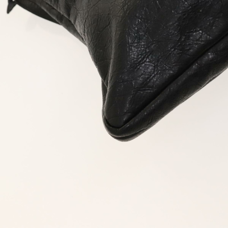 【日本直送】BALENCIAGA City 黑色皮革肩背包 正品 mr1426-16