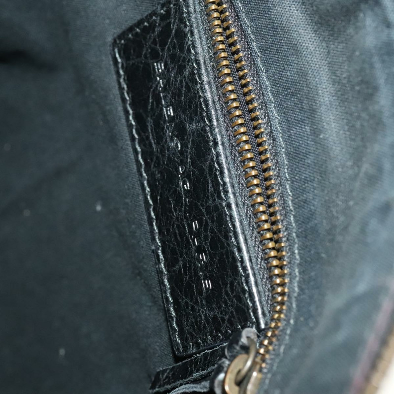 【日本直送】BALENCIAGA City 黑色皮革肩背包 正品 mr1426-17