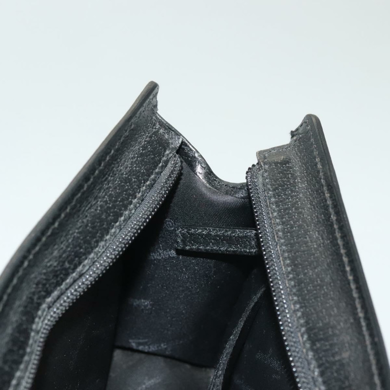 【日本直送】Salvatore Ferragamo 手拿包 皮革 黑色 金色 正品 bs27183-17