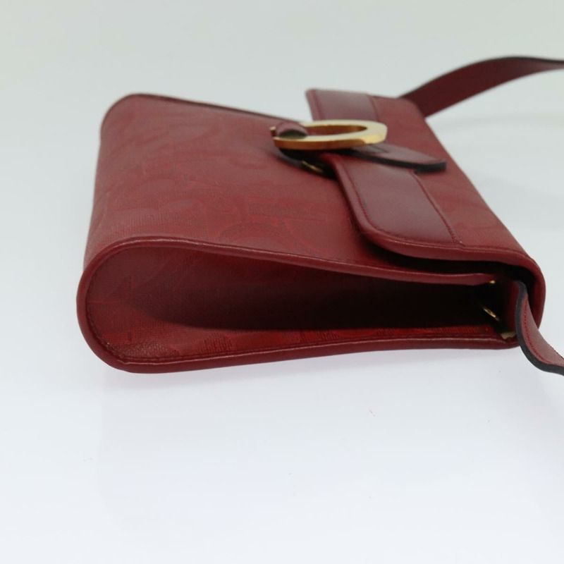 【日本直送】Christian Dior Trotter 帆布肩背包 紅金 正品 BA3450-3