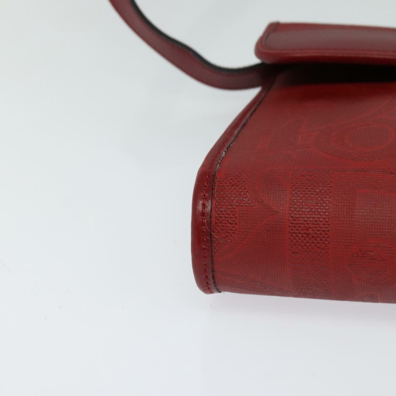 【日本直送】Christian Dior Trotter 帆布肩背包 紅金 正品 BA3450-8