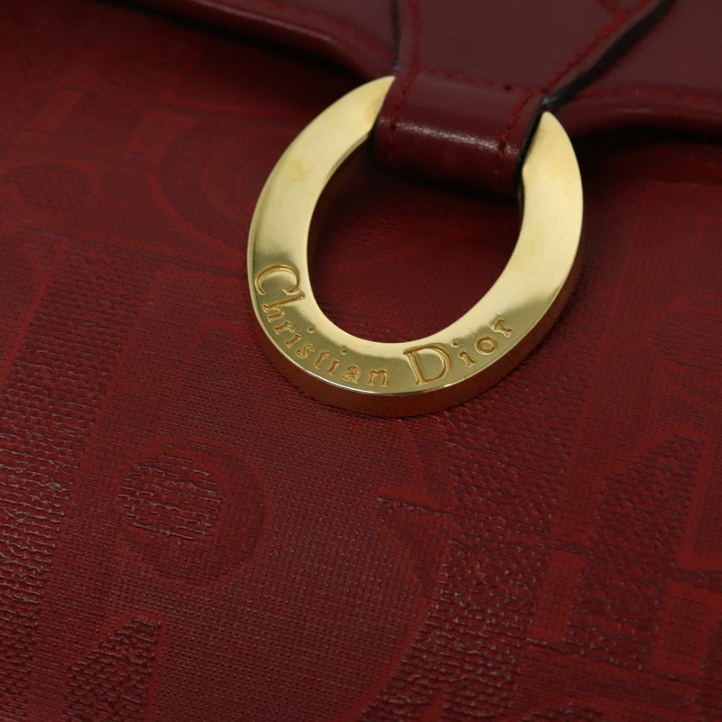【日本直送】Christian Dior Trotter 帆布肩背包 紅金 正品 BA3450-16