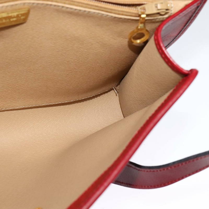 【日本直送】Christian Dior Trotter 帆布肩背包 紅金 正品 BA3450-18