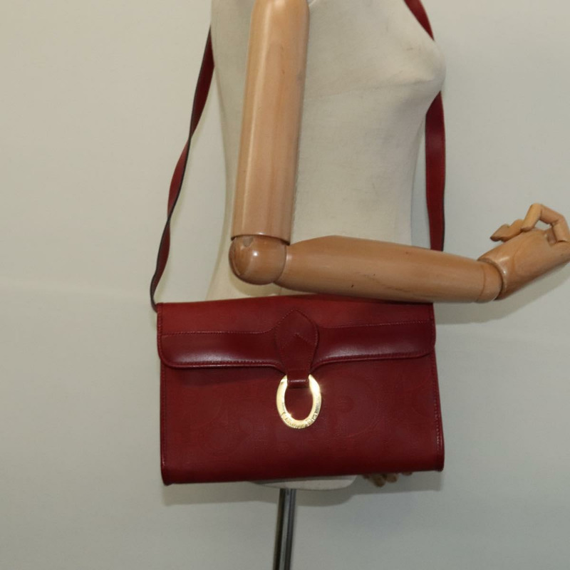 【日本直送】Christian Dior Trotter 帆布肩背包 紅金 正品 BA3450-21