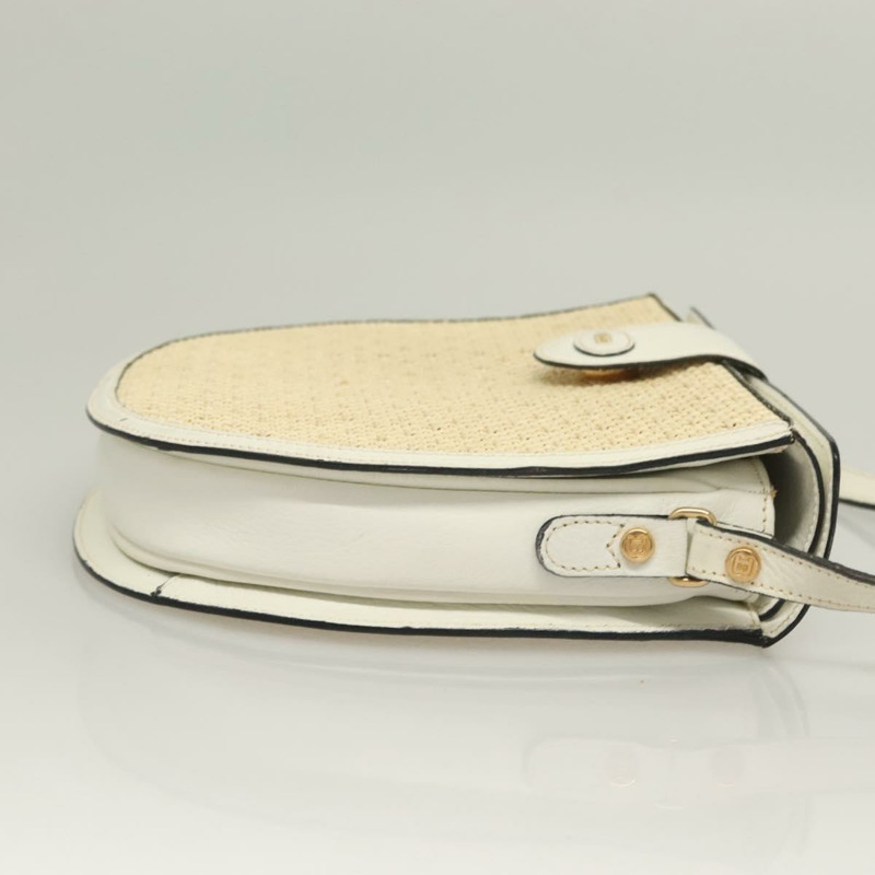 【日本直送】BALLY 肩背包 草編皮革 米色 金色 正品 BA3413-2