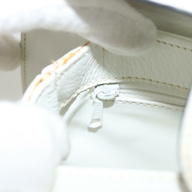 【日本直送】BALLY 肩背包 草編皮革 米色 金色 正品 BA3413-10