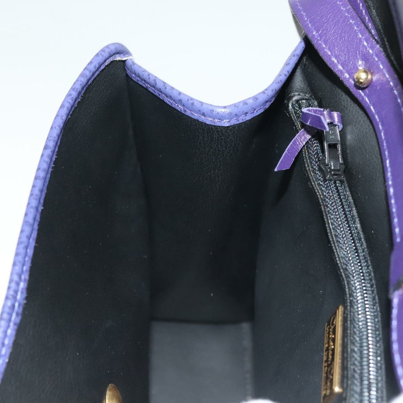 【日本直送】克莉絲汀狄奧 手提包 皮革 2 款 金色 紫灰色 正品 BA3306-20