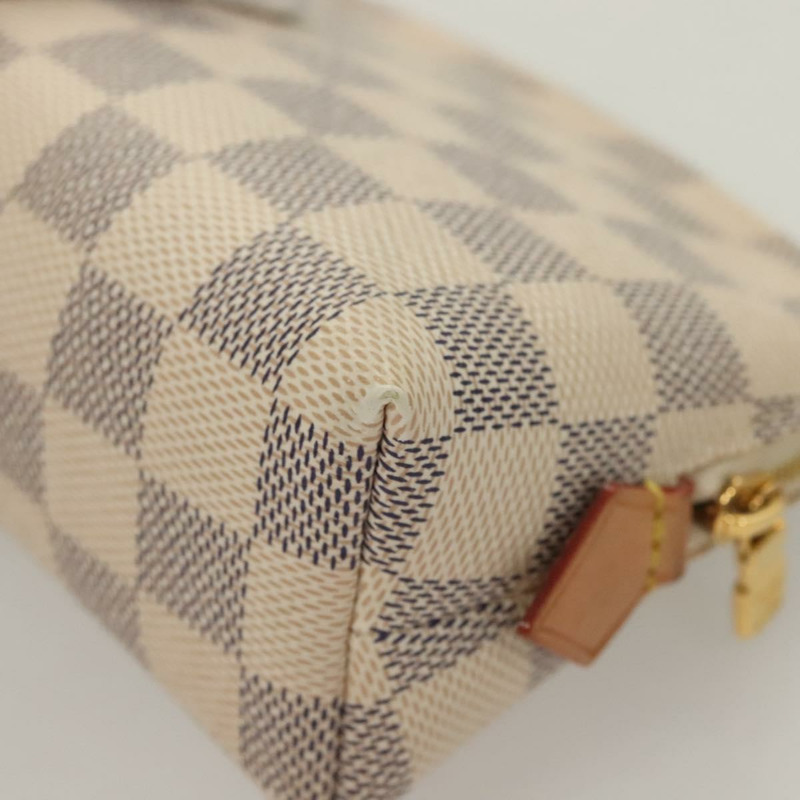 【日本直送】路易威登 Damier Azur Pochette 化妝小包 N60024 LV 正品 BA3528-15