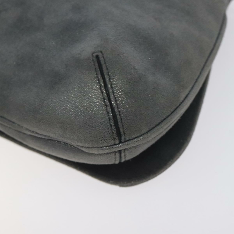 【日本直送】Salvatore Ferragamo Vala 單肩包 麂皮 灰色 銀色 正品 BA3518-14