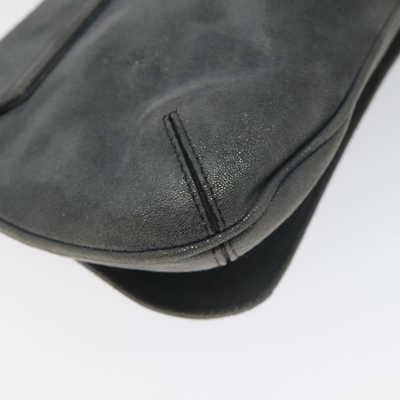 【日本直送】Salvatore Ferragamo Vala 單肩包 麂皮 灰色 銀色 正品 BA3518-15