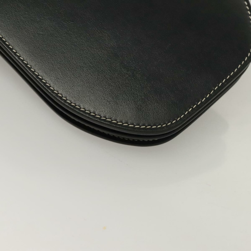 【日本直送】BURBERRY 腰包 皮革 黑色 金色 正品 bs27391-15