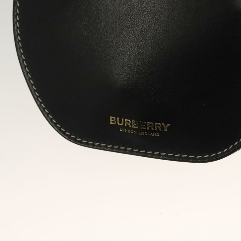 【日本直送】BURBERRY 腰包 皮革 黑色 金色 正品 bs27391-17