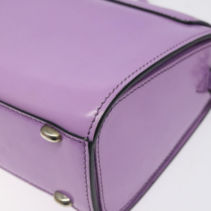 【日本直送】CELINE 單肩包皮革紫色銀色正品 BA3789-14