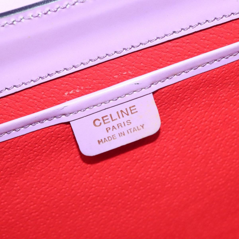 【日本直送】CELINE 單肩包皮革紫色銀色正品 BA3789-17