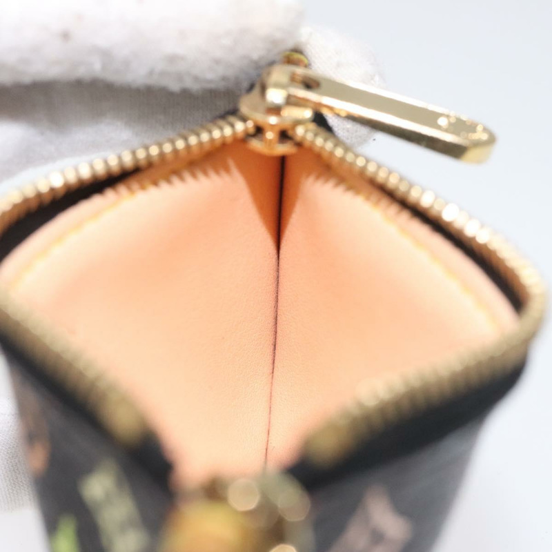 【日本直送】路易威登 Multicolor Pochette Cles 零錢包 黑色 M13664 LV Auth yk18688V-17