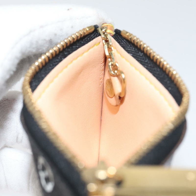【日本直送】路易威登 Multicolor Pochette Cles 零錢包 黑色 M13664 LV Auth yk18688V-18