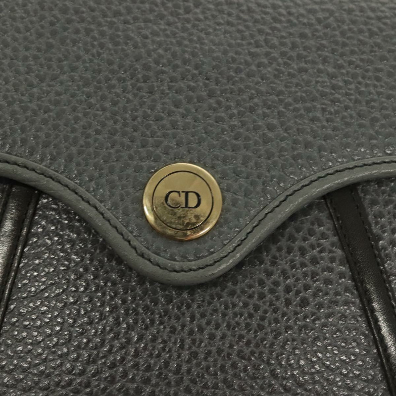 【日本直送】克莉絲汀迪奧單肩包皮革灰色金色正品 BA3701-16