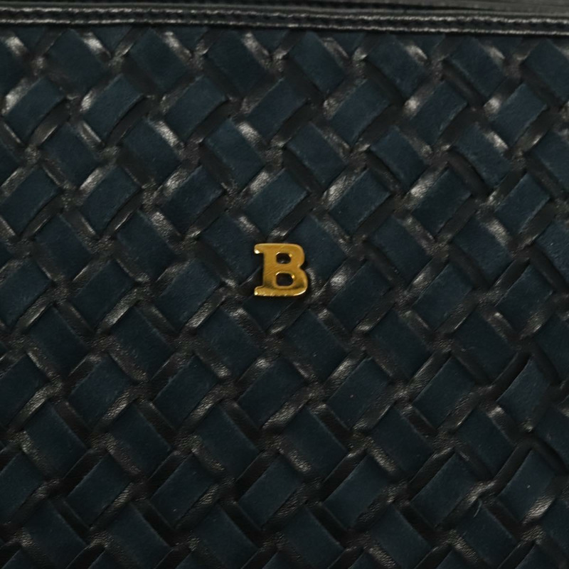 【日本直送】BALLY 肩背包 麂皮 海軍藍 金色 正品 BA3960-16