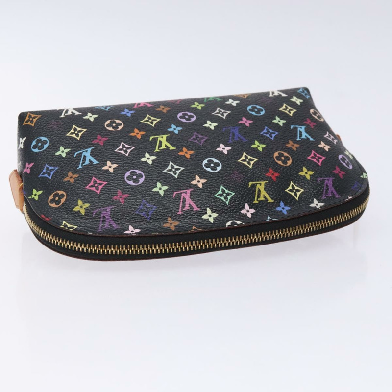 【日本直送】路易威登 Multicolor Pochette 化妝包 黑色 M47355 正品 BA3915-4