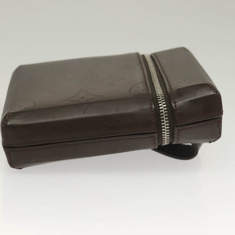 【日本直送】路易威登 Monogram Lace Ray Pouch Brown M46550 LV Auth BA3945-2