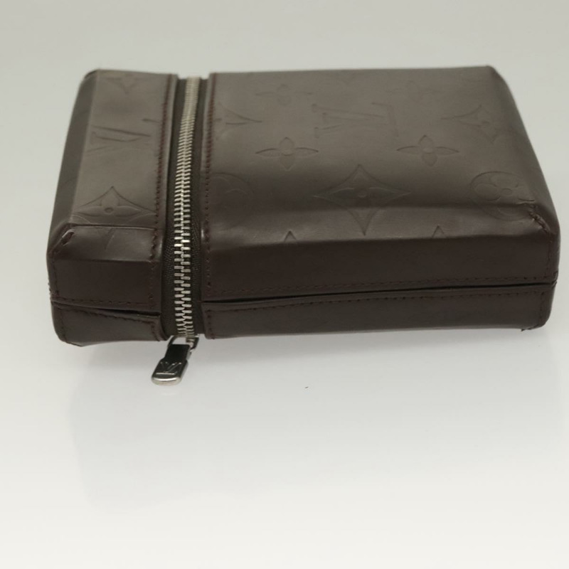 【日本直送】路易威登 Monogram Lace Ray Pouch Brown M46550 LV Auth BA3945-3