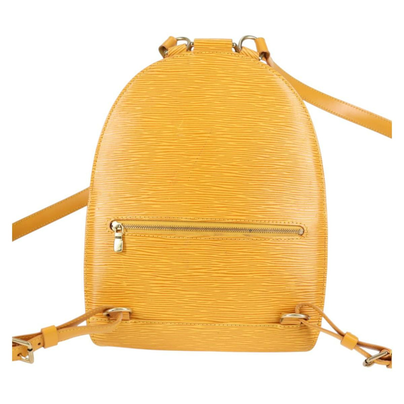 【日本直送】路易威登 Epi Mabillon 雙肩包 黃色 M52239 LV 正品 BA3913-1