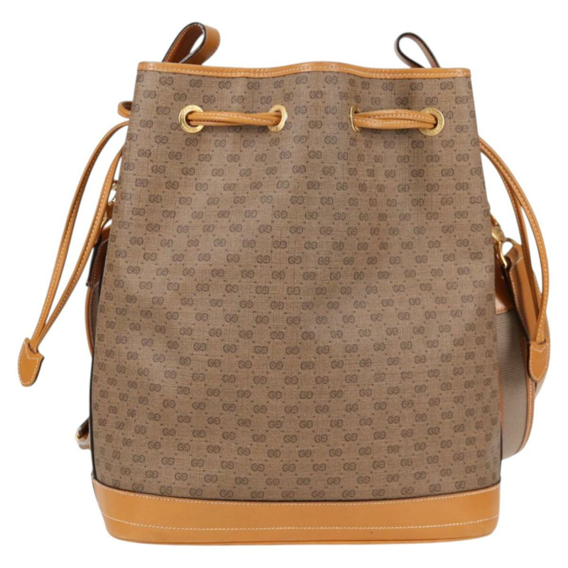 【日本直送】GUCCI Micro GG Supreme 單肩包 PVC 米色 金色 正品 ep9824-1