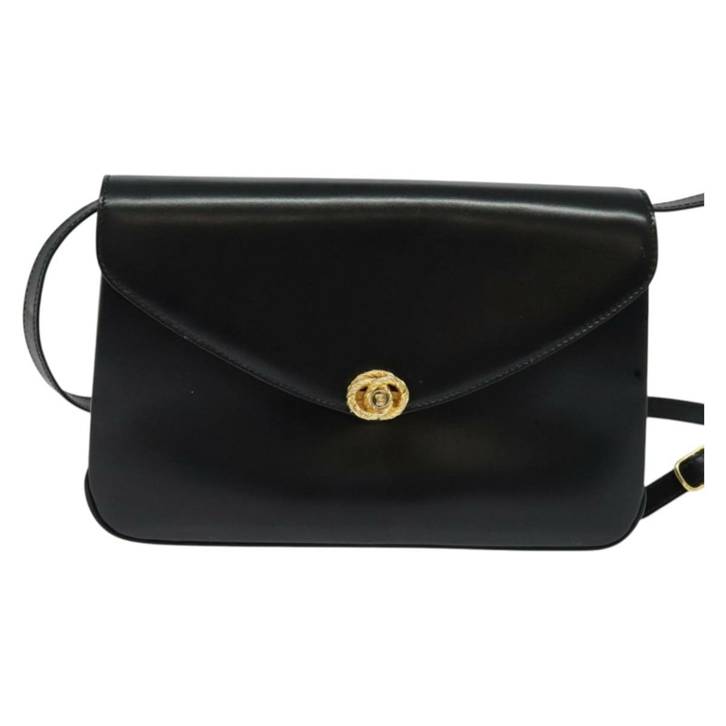 【日本直送】BALLY 肩背包 皮革 黑色 金色 正品 ep9750-12