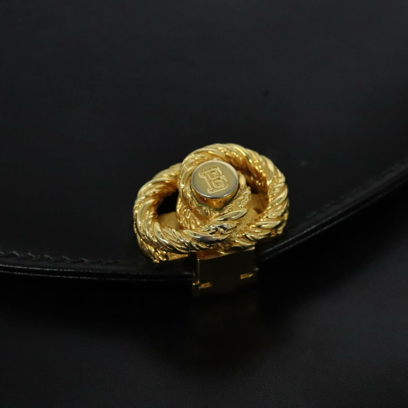 【日本直送】BALLY 肩背包 皮革 黑色 金色 正品 ep9750-16