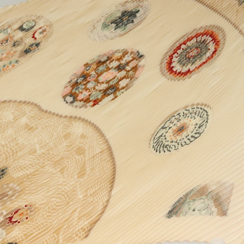 【日本直送】愛馬仕褶皺方巾 90 吋“SULFURE&PRESSE PAPIERS2”真絲正品 ep9648-10