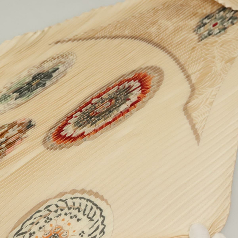 【日本直送】愛馬仕褶皺方巾 90 吋“SULFURE&PRESSE PAPIERS2”真絲正品 ep9648-11