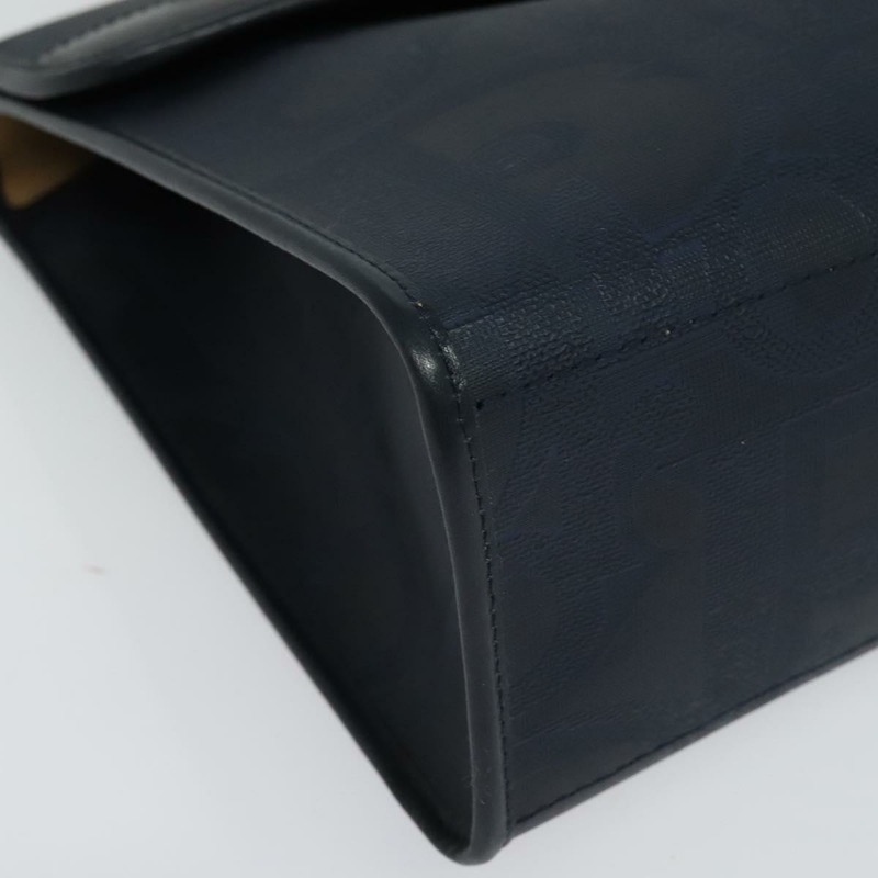 【日本直送】克里斯汀迪奧 Trotter 帆布手提包 PVC 皮革 2 向金色海軍藍 正品 mr1465-8