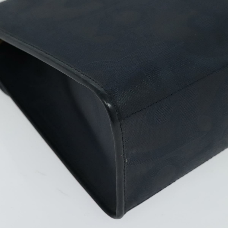 【日本直送】克里斯汀迪奧 Trotter 帆布手提包 PVC 皮革 2 向金色海軍藍 正品 mr1465-14