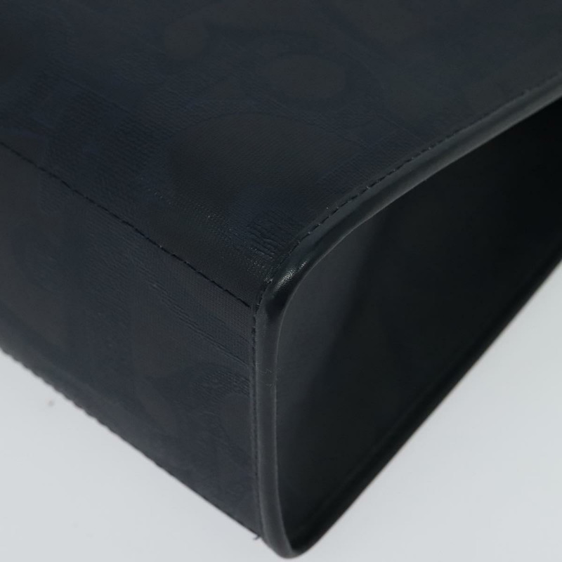 【日本直送】克里斯汀迪奧 Trotter 帆布手提包 PVC 皮革 2 向金色海軍藍 正品 mr1465-15